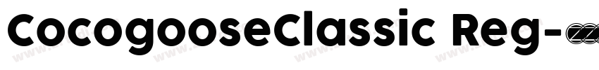 CocogooseClassic Reg字体转换